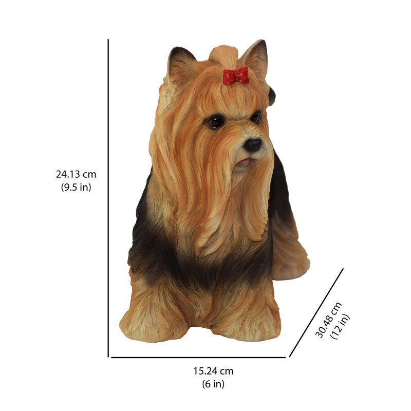 Yorkshire Terrier Figurine, Ya Ya Yorkie by Sherratt & Simpson, Dog, Gift discount for Dog Lovers, Gift, Collectible, Figurine,